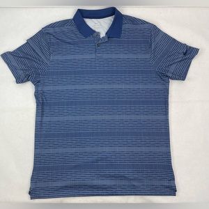 Mens Size Large Nike Dri-Fit Standard Fit Polo Collar Golf Short Sleeve T Shirt